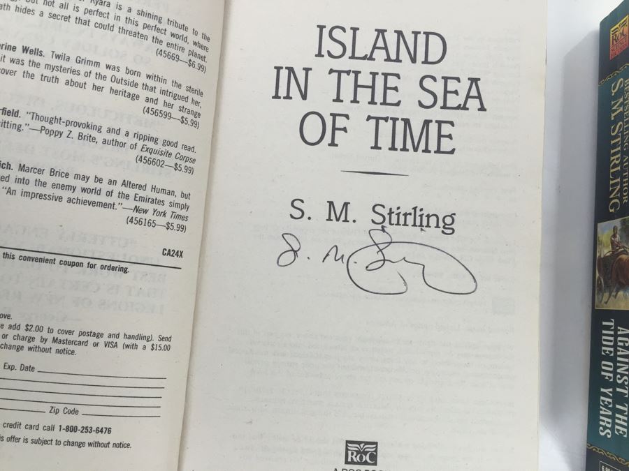 Signed Set Of (6) First Printing Paperback Books By S.M. Stirling (Each Signed) [Photo 10]