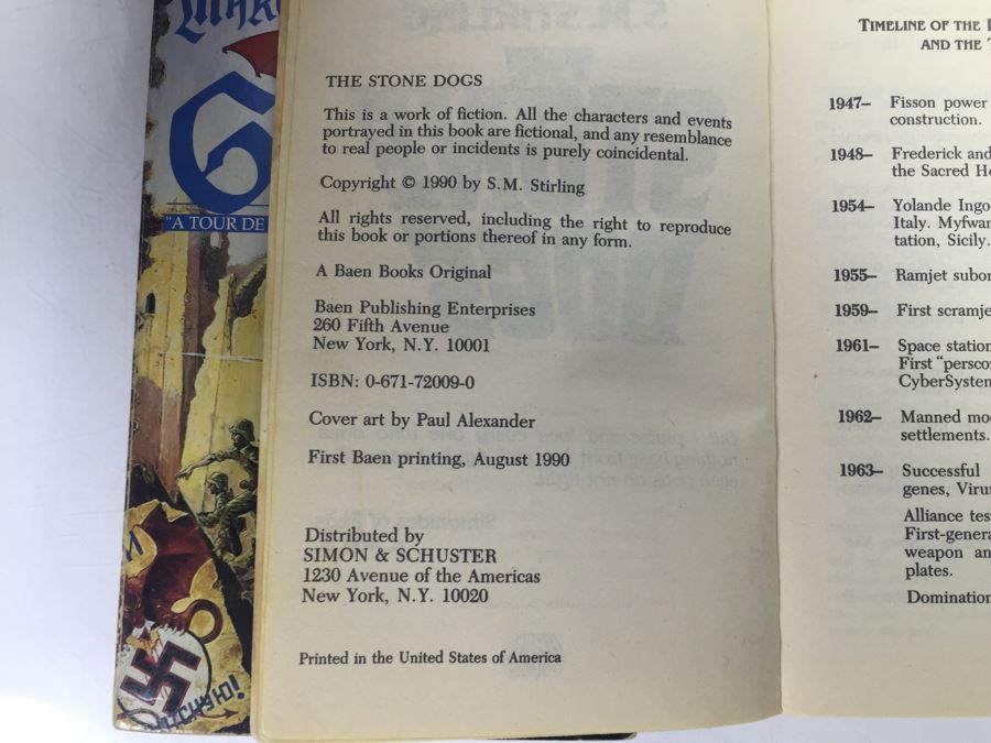 Signed Set Of (6) First Printing Paperback Books By S.M. Stirling (Each Signed) [Photo 17]