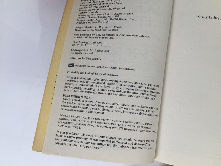 Signed Set Of (6) First Printing Paperback Books By S.M. Stirling (Each Signed) [Photo 9]