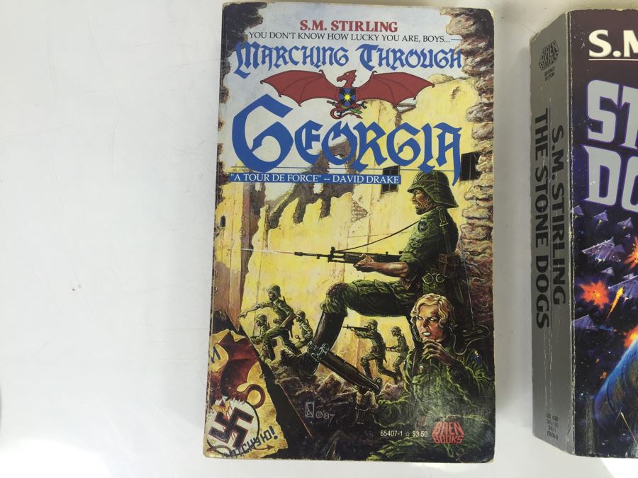 Signed Set Of (6) First Printing Paperback Books By S.M. Stirling (Each Signed) [Photo 5]