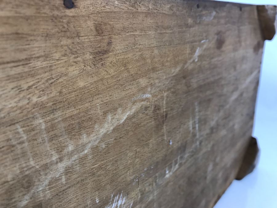 Vintage Asian Relief Carved Wooden Box Filled With Various Photographs And Ephemera - See All Photos [Photo 28]