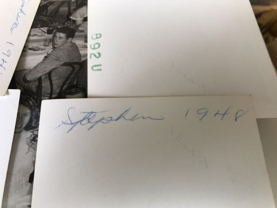 Vintage Asian Relief Carved Wooden Box Filled With Various Photographs And Ephemera - See All Photos [Photo 40]