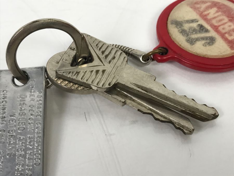 Vintage Cedar Box With Brass Accents Containing Various Collectibles Photographed See Photos [Photo 15]