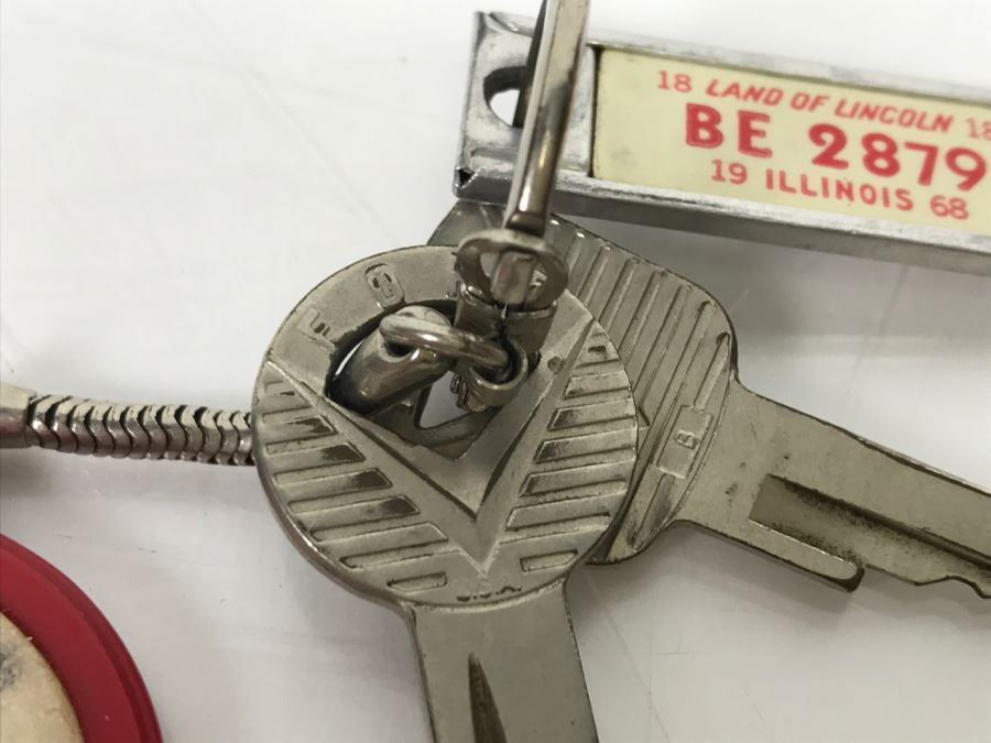 Vintage Cedar Box With Brass Accents Containing Various Collectibles Photographed See Photos [Photo 13]