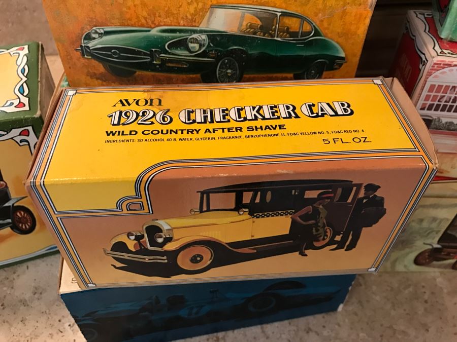 Collection Of Vintage AVON Automotive After Shave Decanters In Boxes [Photo 11]