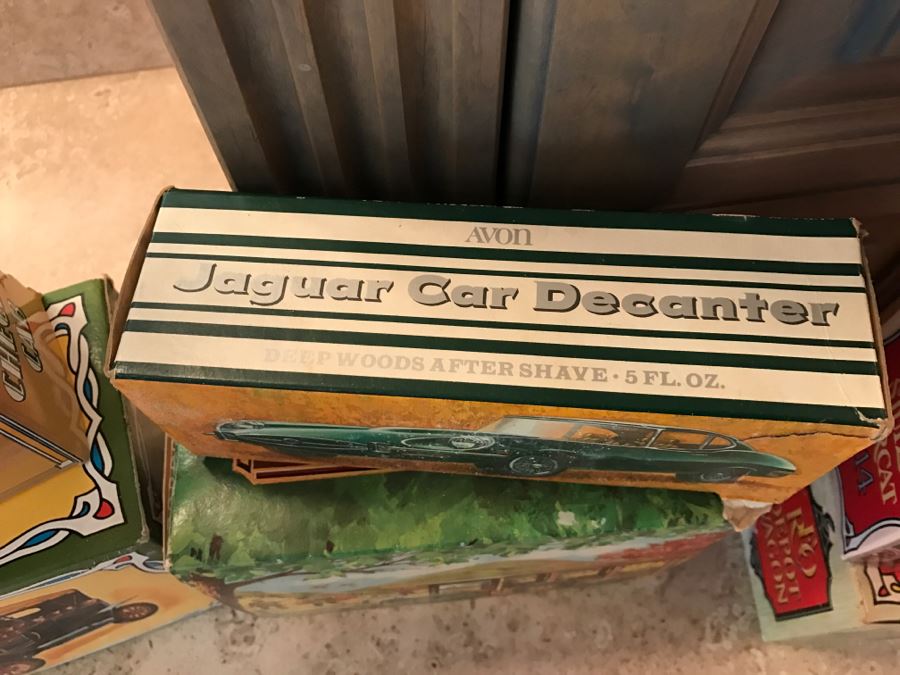 Collection Of Vintage AVON Automotive After Shave Decanters In Boxes [Photo 8]