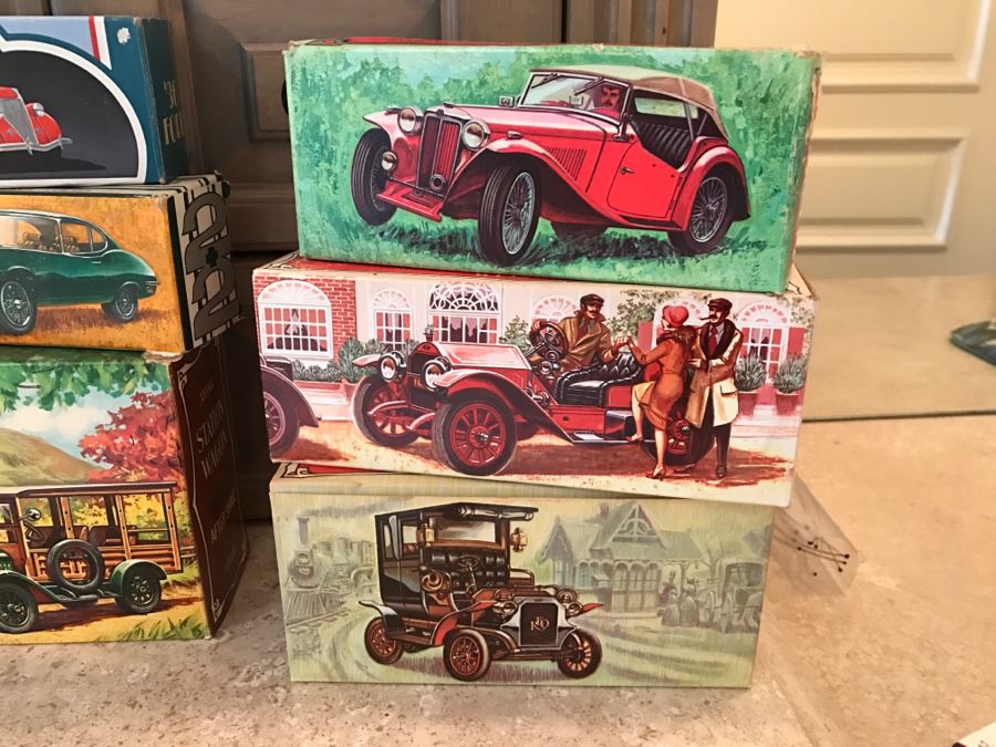 Collection Of Vintage AVON Automotive After Shave Decanters In Boxes [Photo 2]