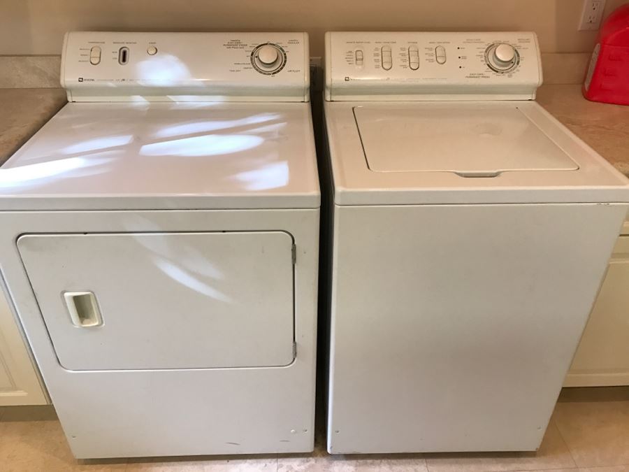 MAYTAG Washer Model LAT9706AAE And Gas Dryer Model LDG9606AAE