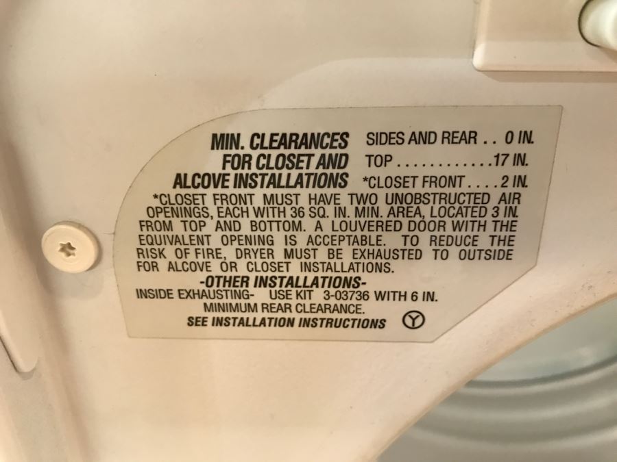 MAYTAG Washer Model LAT9706AAE And Gas Dryer Model LDG9606AAE [Photo 9]