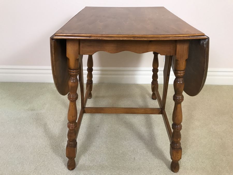 Vintage Drop Leaf Table   24967 Tz7x 