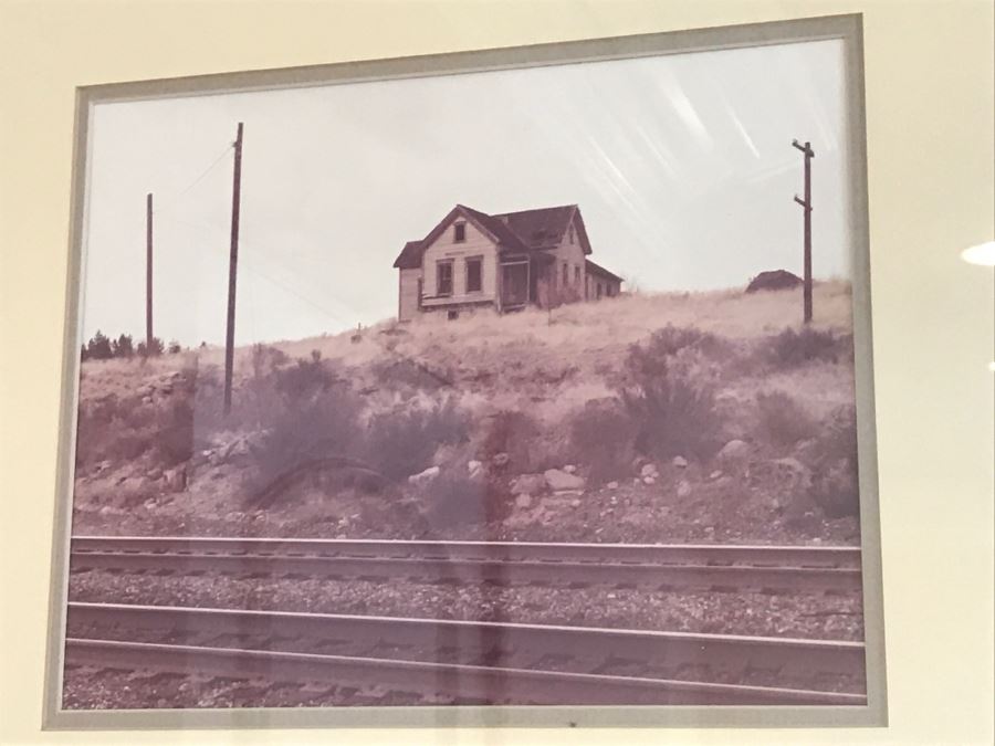 Set Of (5) Vintage Framed B&W Photographs Old Homes [Photo 9]