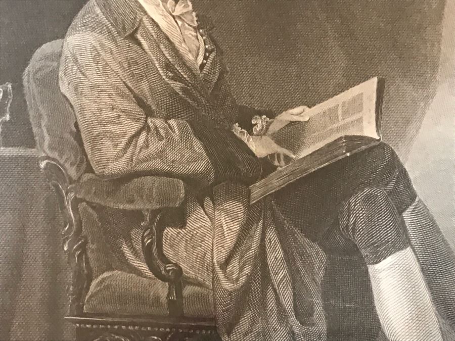 Vintage Framed John Hancock Engraving From The Original Picture By Chappel 11 X 8' [Photo 5]