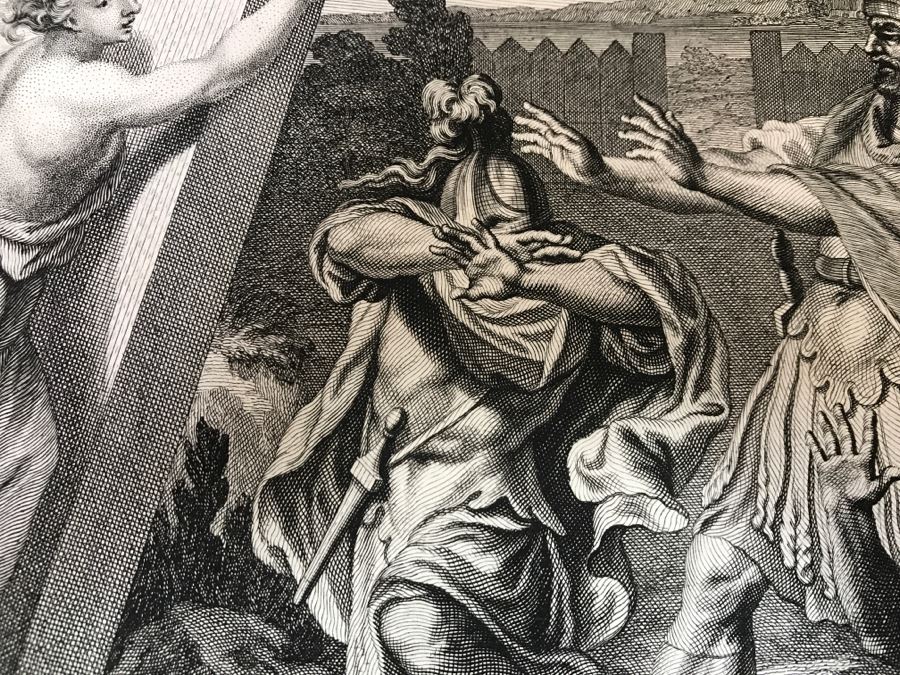 Antique Engraving 'The Resurrection Of Christ' Drawing By Picart Engraving By Broen 17 1/4 X 14 1/8' [Photo 10]