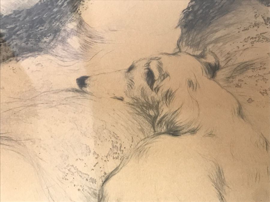 Louis Icart Etching Titled 'La Dame Aux Camelias' [Photo 8]