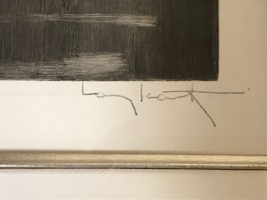 Louis Icart Etching Titled 'Les Amours De Psyche Et De Cupidon' With COA Centaur Sculpture Galleries [Photo 3]