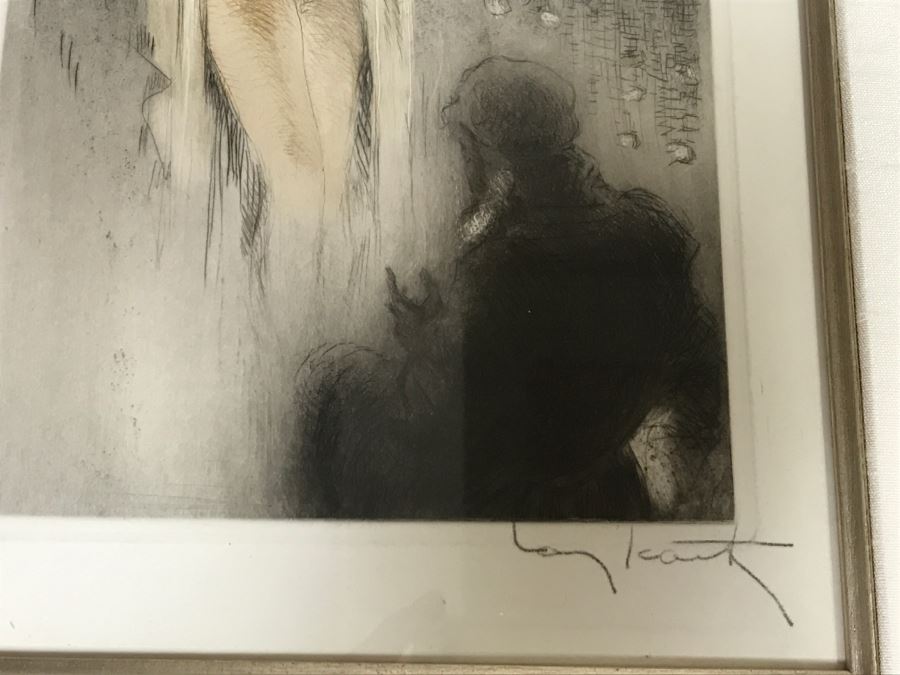 Louis Icart Etching Titled 'Les Amours De Psyche Et De Cupidon' With COA Centaur Sculpture Galleries [Photo 7]