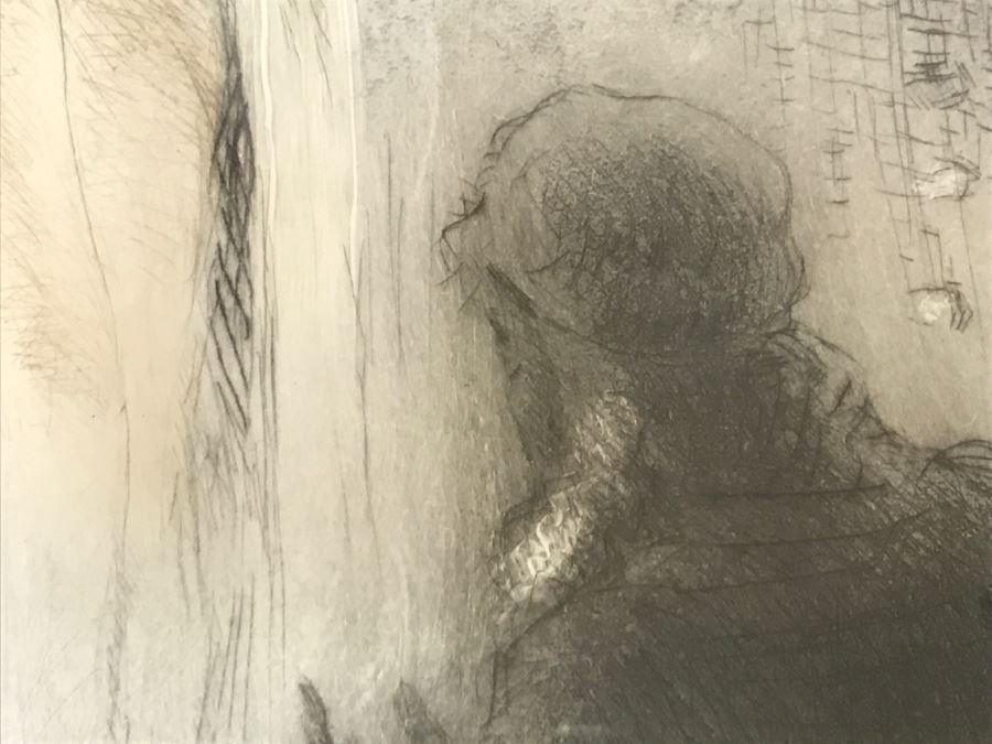 Louis Icart Etching Titled 'Les Amours De Psyche Et De Cupidon' With COA Centaur Sculpture Galleries [Photo 9]