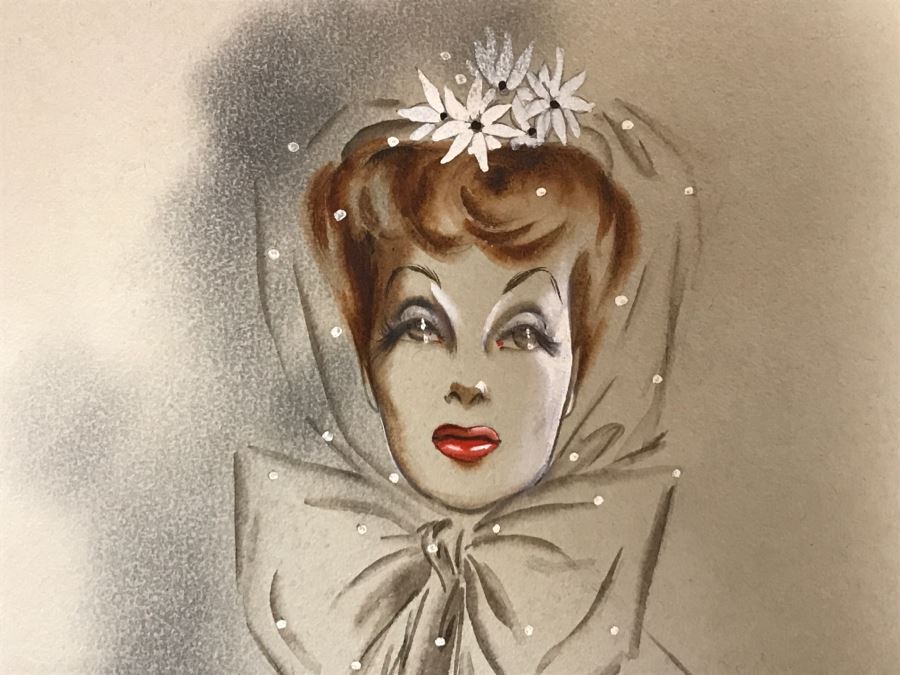 Rosemary Odell Original Costume Sketch Signed [Photo 3]