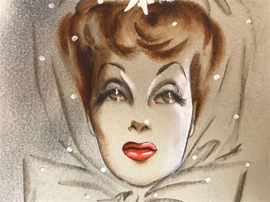 Rosemary Odell Original Costume Sketch Signed [Photo 14]