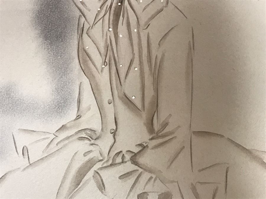 Rosemary Odell Original Costume Sketch Signed [Photo 11]