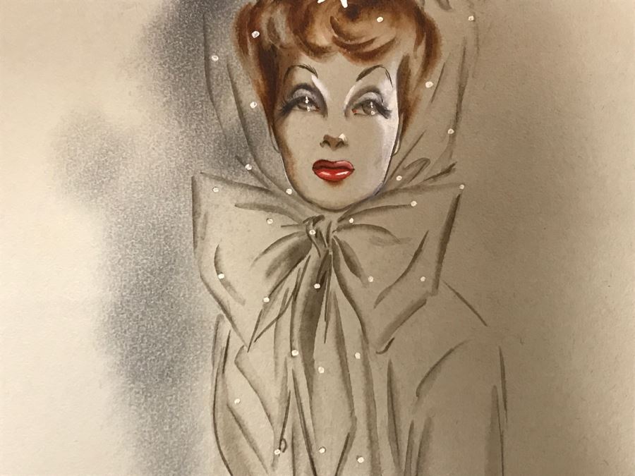Rosemary Odell Original Costume Sketch Signed [Photo 10]