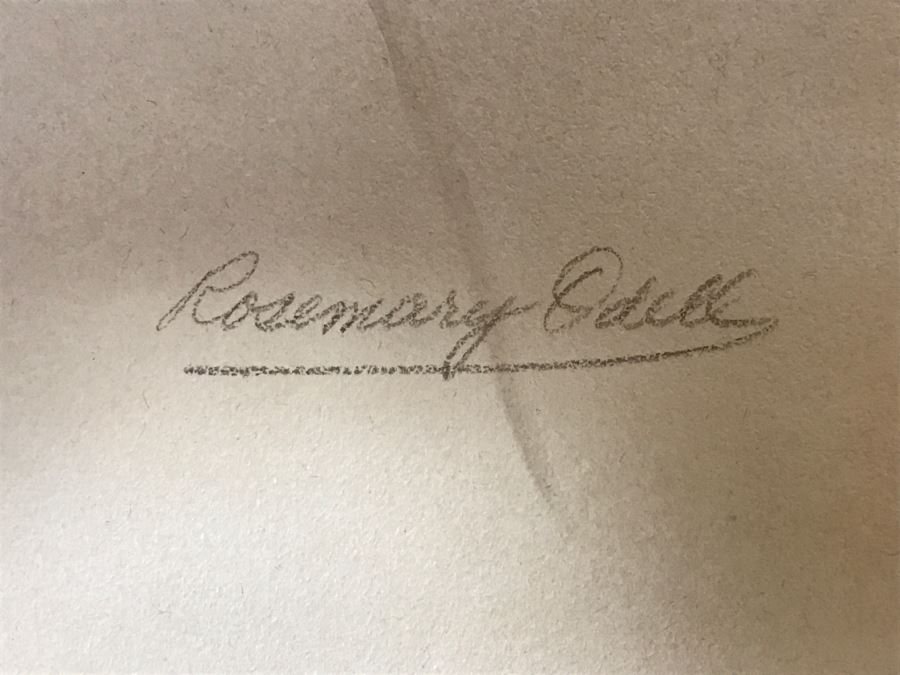 Rosemary Odell Original Costume Sketch Signed [Photo 6]
