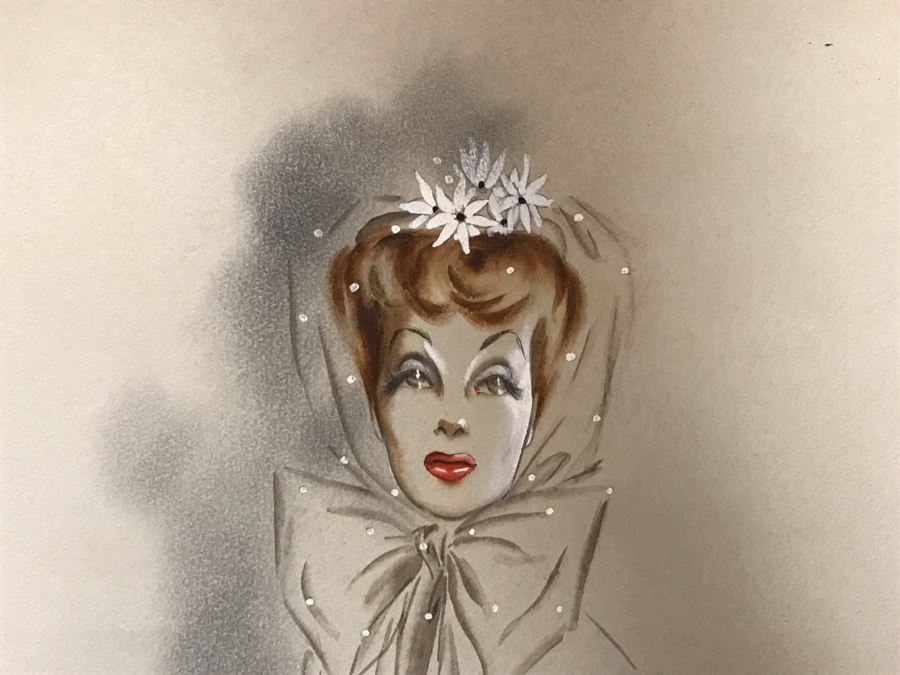 Rosemary Odell Original Costume Sketch Signed [Photo 13]