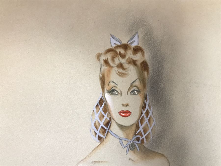 Rosemary Odell Original Costume Sketch Signed [Photo 4]