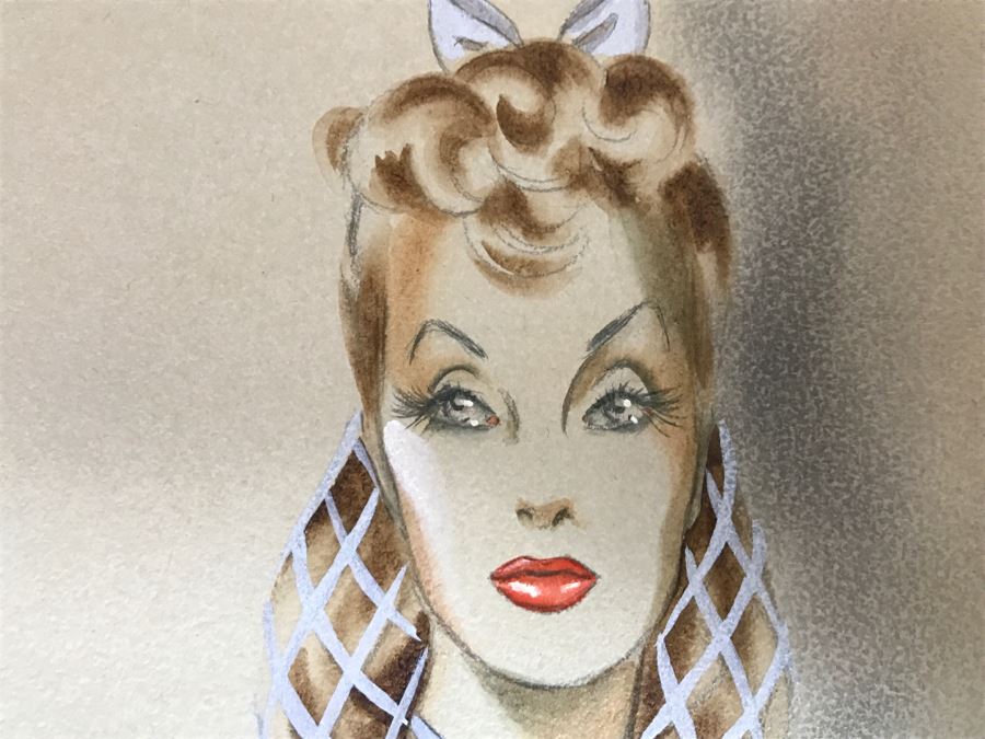 Rosemary Odell Original Costume Sketch Signed [Photo 5]