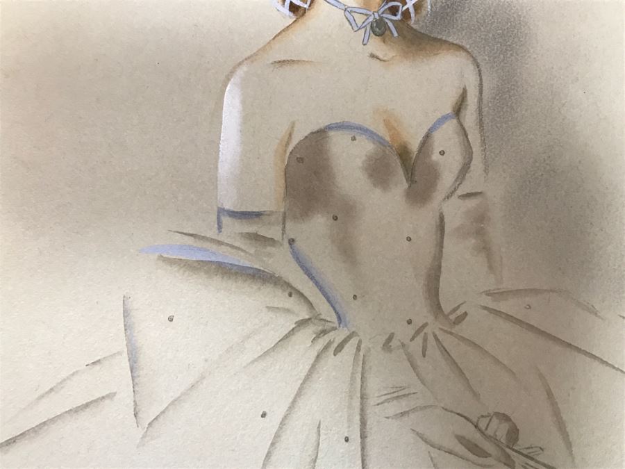 Rosemary Odell Original Costume Sketch Signed [Photo 7]