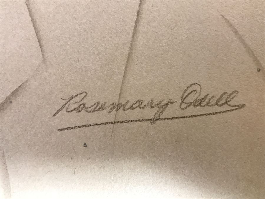 Rosemary Odell Original Costume Sketch Signed [Photo 9]