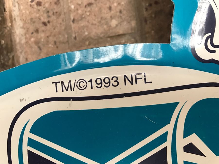 Vintage 1993 Lite Beer NFL Football Super Bowl XXVIII Sun, Jan 30, 1994 Georgia Dome, Atlanta Official Bar Metal Litho Advertising Sign 3'1' X 2'8' [Photo 8]