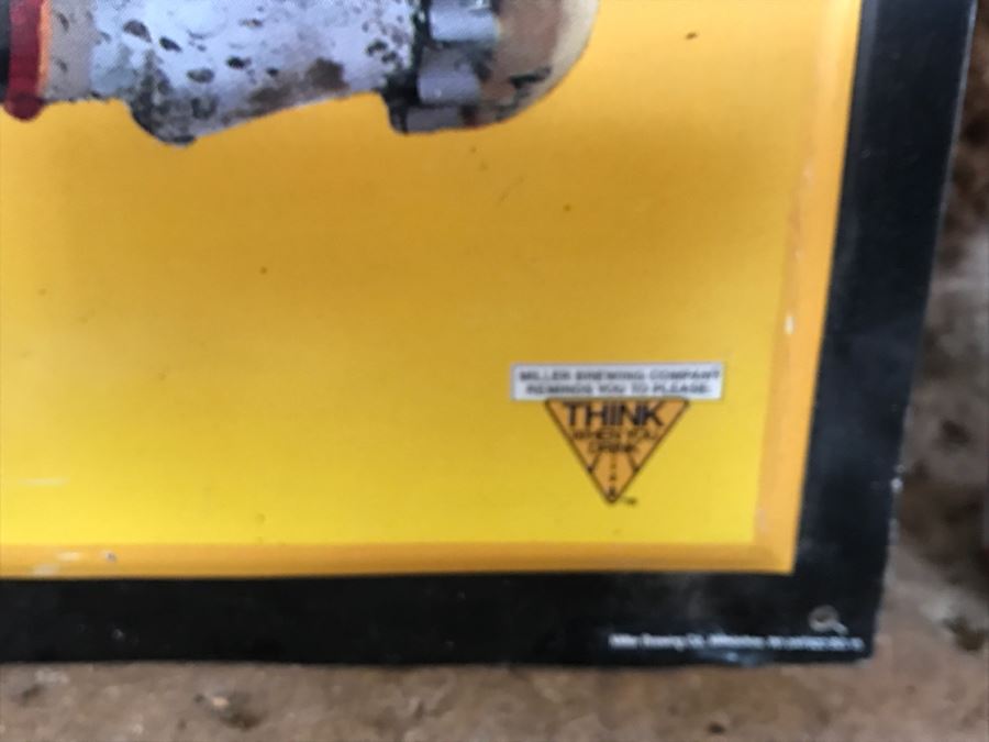 Vintage MGD Light Miller Genuine Draft Light Official Darting Center Beer Official Bar Metal Litho Advertising Sign 3'1' X 2'2' [Photo 8]