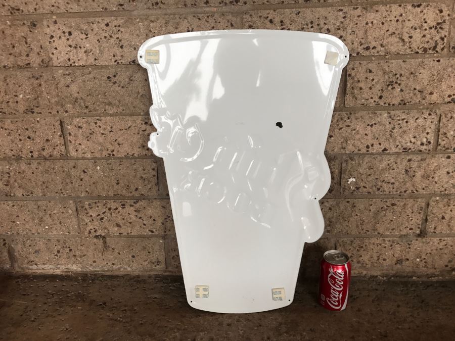 Vintage Shiner Bock On Tap Beer Official Bar Metal Litho Advertising Sign 1'6' X 2' [Photo 6]