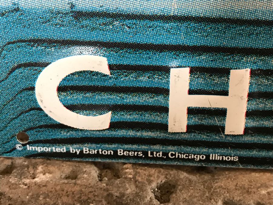 Vintage Corona Extra Beer Change Your Lattitude Official Bar Metal Litho Advertising Sign 2' X 1'1' [Photo 6]