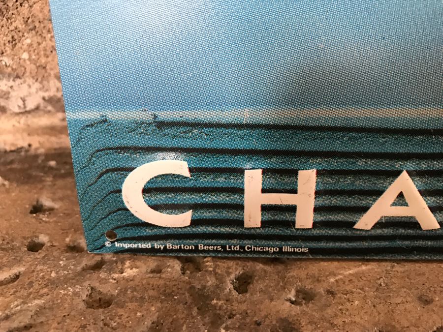 Vintage Corona Extra Beer Change Your Lattitude Official Bar Metal Litho Advertising Sign 2' X 1'1' [Photo 5]