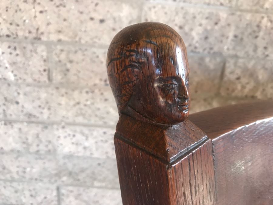 Dutch Colonial Burgermeister Chair Cane Seat - Seat Rotates 360Deg - Estimate $800-$1,200 [Photo 16]