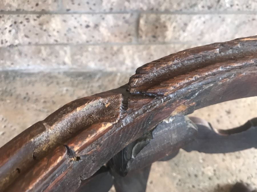 Dutch Colonial Burgermeister Chair Cane Seat - Seat Rotates 360Deg - Estimate $800-$1,200 [Photo 23]