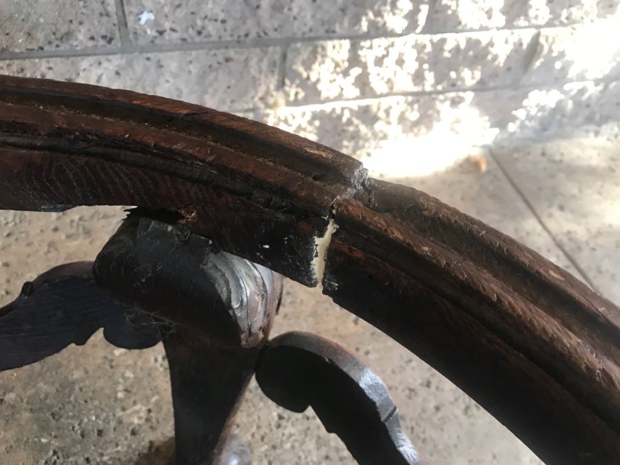 Dutch Colonial Burgermeister Chair Cane Seat - Seat Rotates 360Deg - Estimate $800-$1,200 [Photo 24]