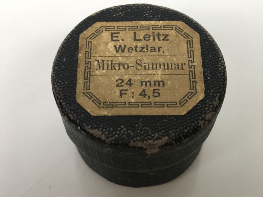 Ernst Leitz Wetzlar Mikro-Summar 24mm F:4,5 Lens With Box [Photo 2]