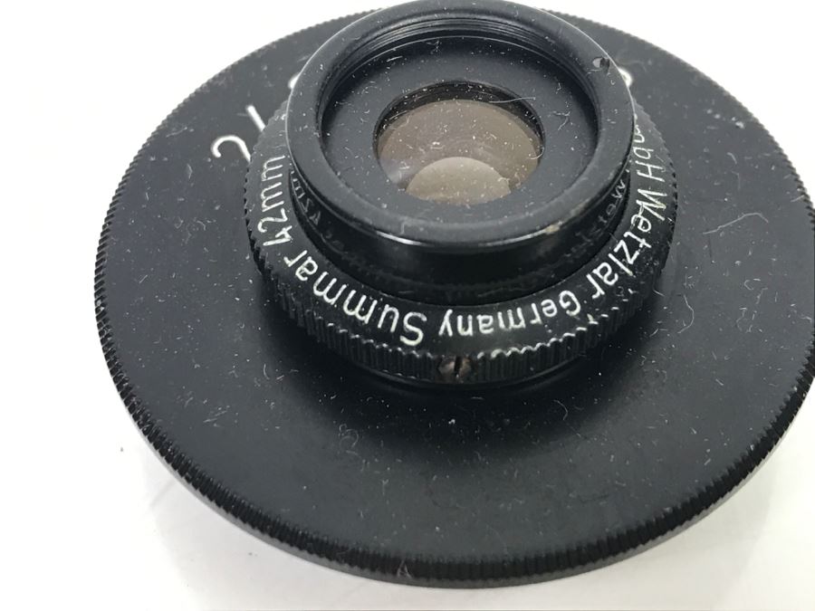 Ernst Leitz Wetzlar Germany Summar 42mm Lens  [Photo 4]