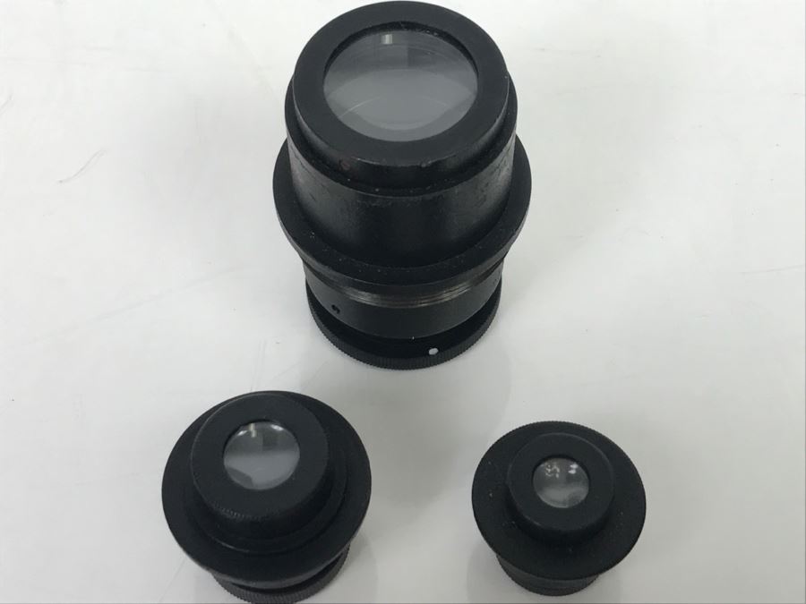Set Of (3) Dallmeyer 20mm 1.5' 3' Gauge Projection Lenses [Photo 7]