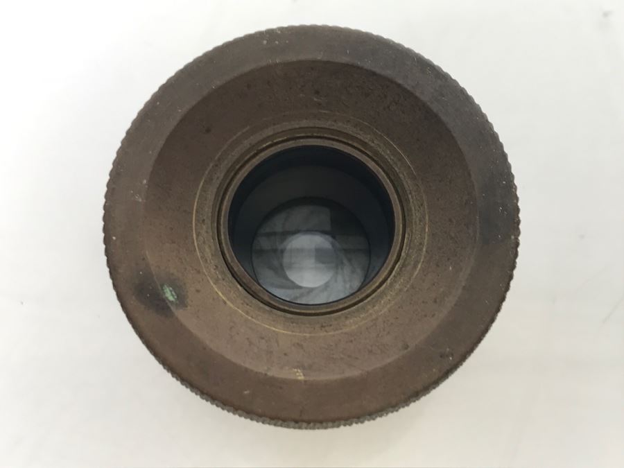 Antique Bausch & Lomb Optical Co Brass Lens Zeiss Tessar Series 1c 72mm Patented 1903 [Photo 4]