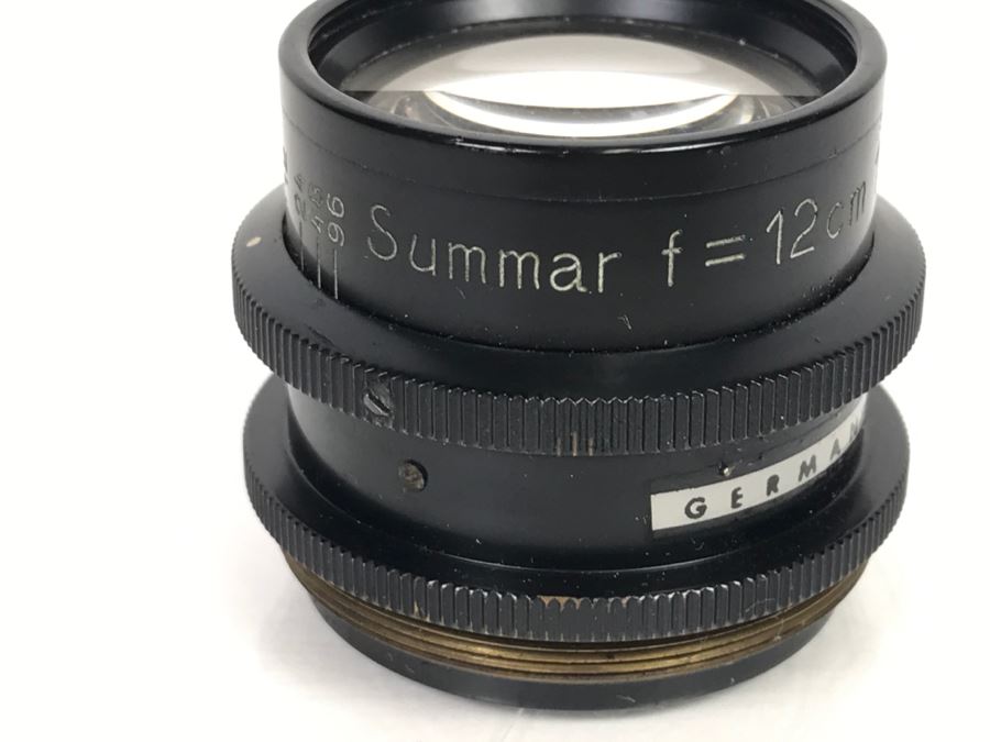 Ernst Leitz Wetzlar Summar Lens f12cm 1:4,5 Germany [Photo 4]