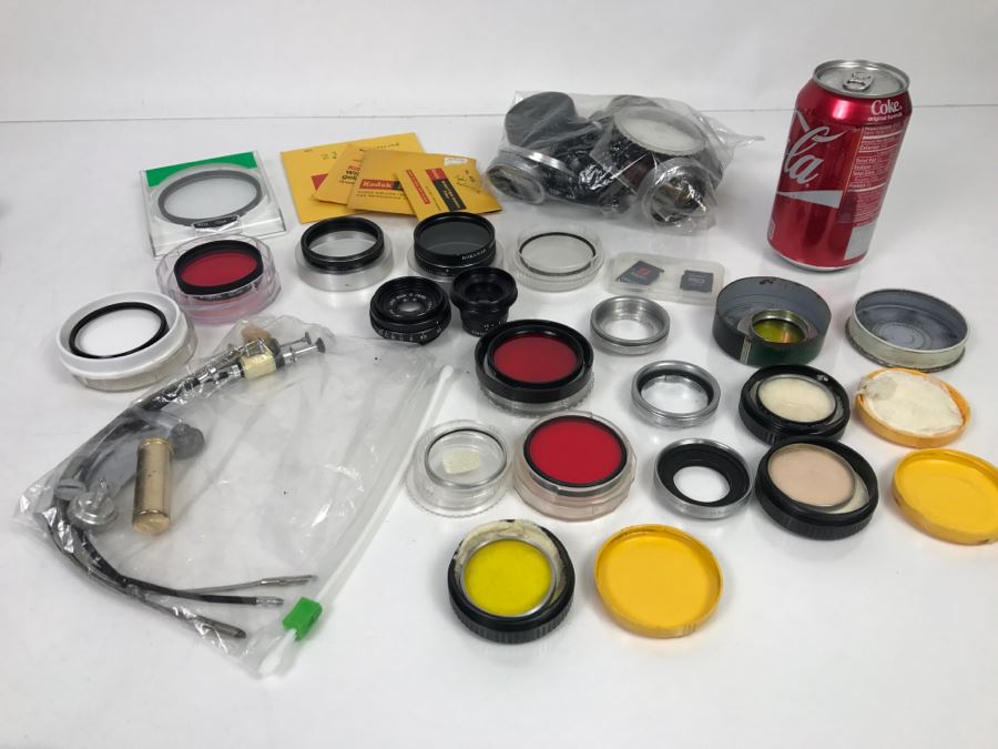 Large Collection Of Camera Equipment - Mainly Camera Lens Filters