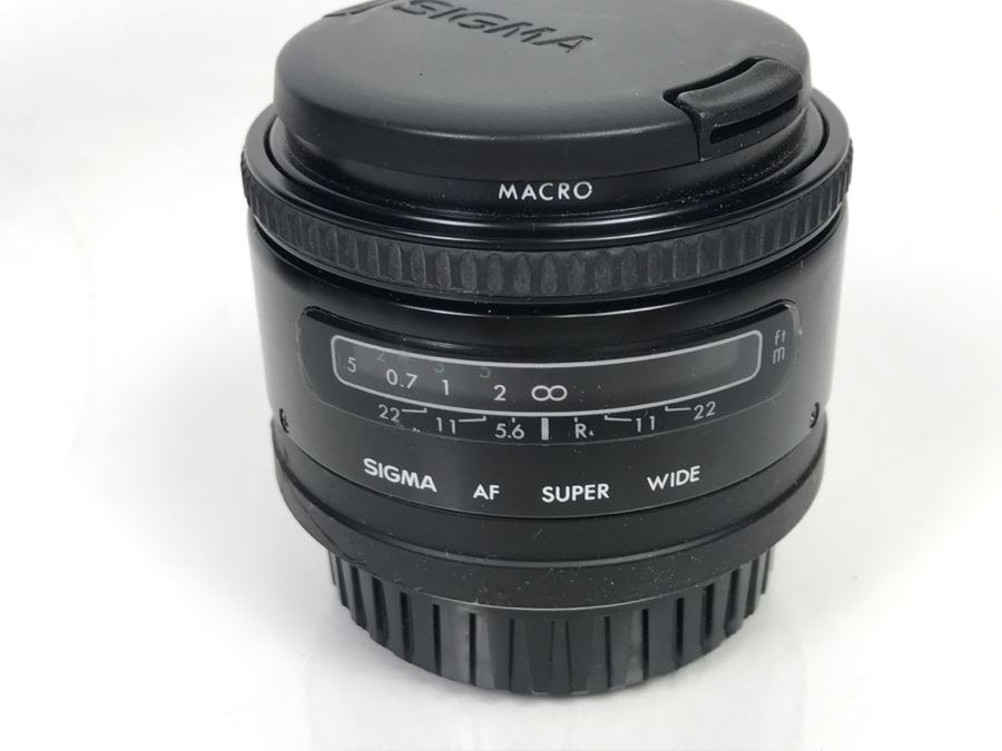 Pair Of SIGMA Camera Lenses SIGMA ZOOM AF-APO 70-210mm And SIGMA AF Super Wide Macro Lens [Photo 10]