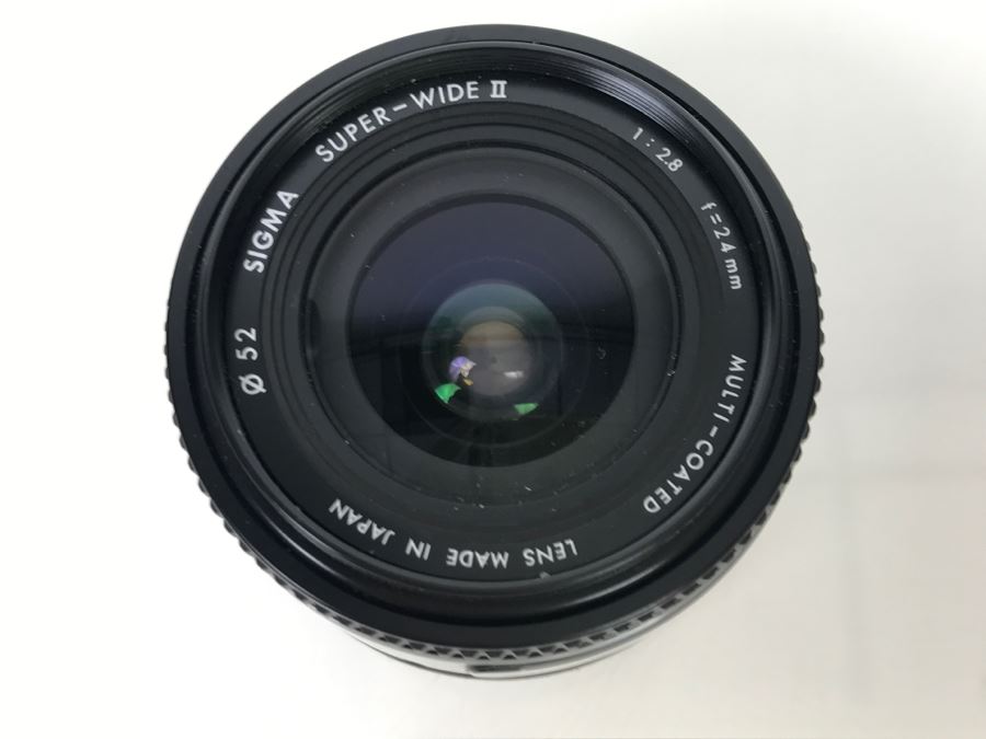 Pair Of SIGMA Camera Lenses SIGMA ZOOM AF-APO 70-210mm And SIGMA AF Super Wide Macro Lens [Photo 13]