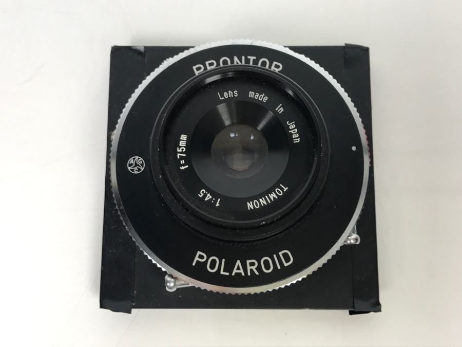 Polaroid PRONTOR Tominon Camera Lens f75mm 1:4.5 Japan [Photo 2]