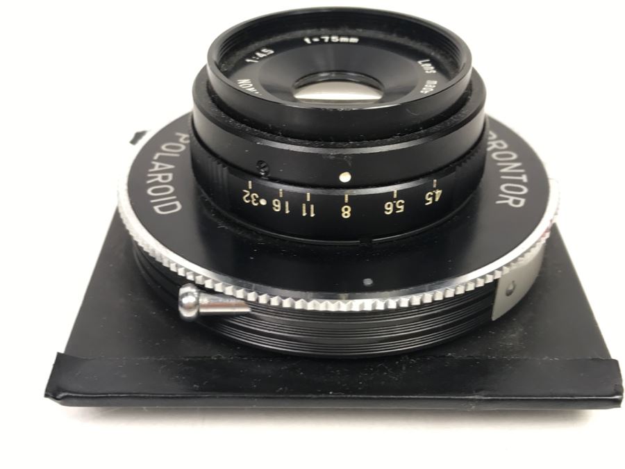 Polaroid PRONTOR Tominon Camera Lens f75mm 1:4.5 Japan [Photo 10]