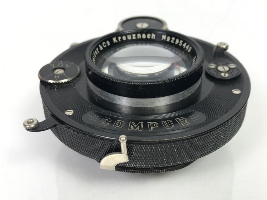 Antique COMPUR Jos. Schneider & Co Kreuznach Xenar Lens f:4.5 13.5cm Note Lens Has Some Cloudy Areas [Photo 6]